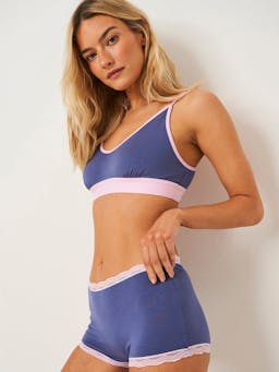 Indigo and pirouette t-shirt bra T-shirt Bra Stripe & Stare    - Collagerie