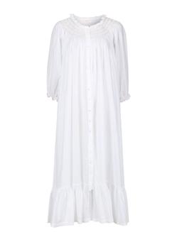 Hypatia women's dress with rosebud hand smocking  Smock London    - Collagerie