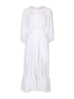 Hypatia women's dress with rosebud hand smocking  Smock London    - Collagerie