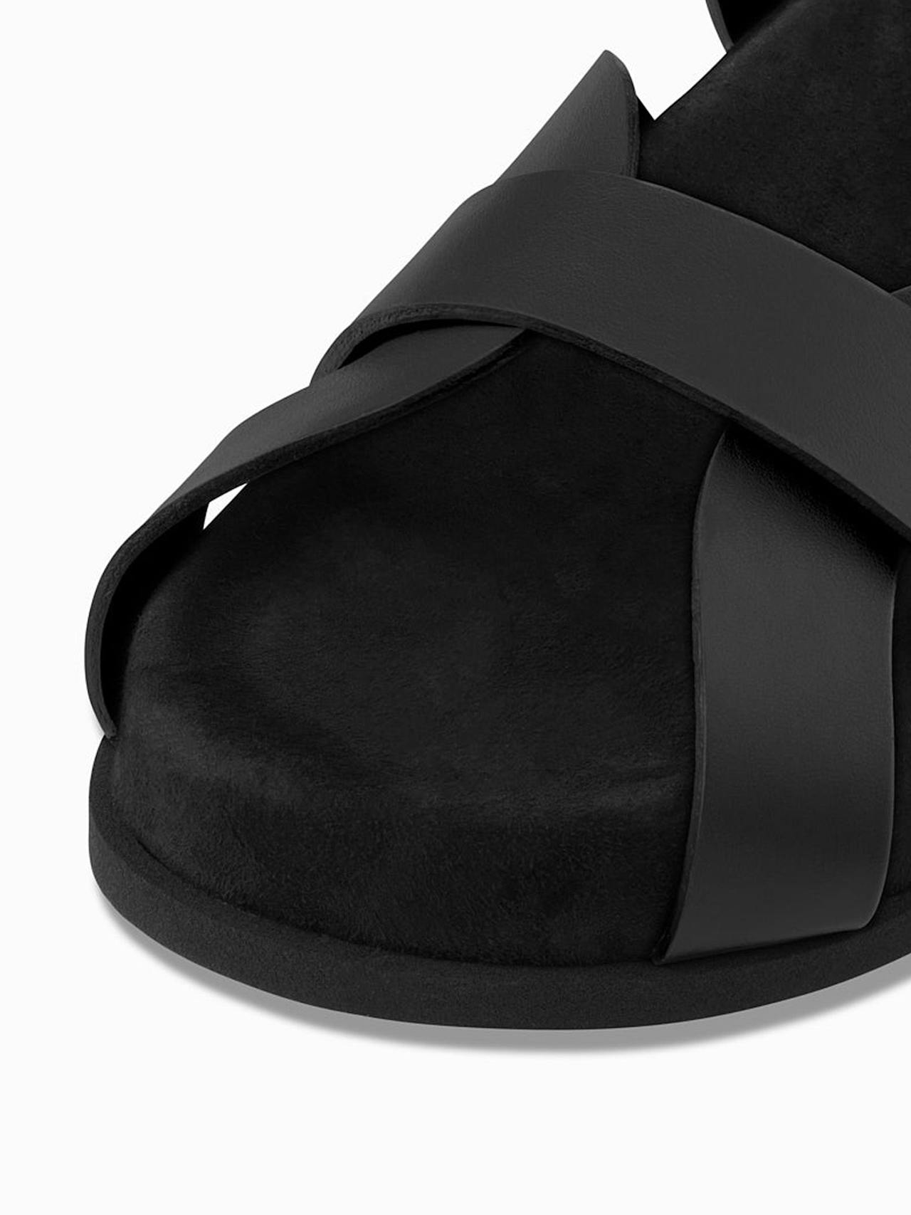 Black Ibor flats Platfrom Sandal NEOUS    - Collagerie