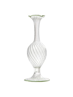 Murano bud vase in green Glass Domenica Marland    - Collagerie