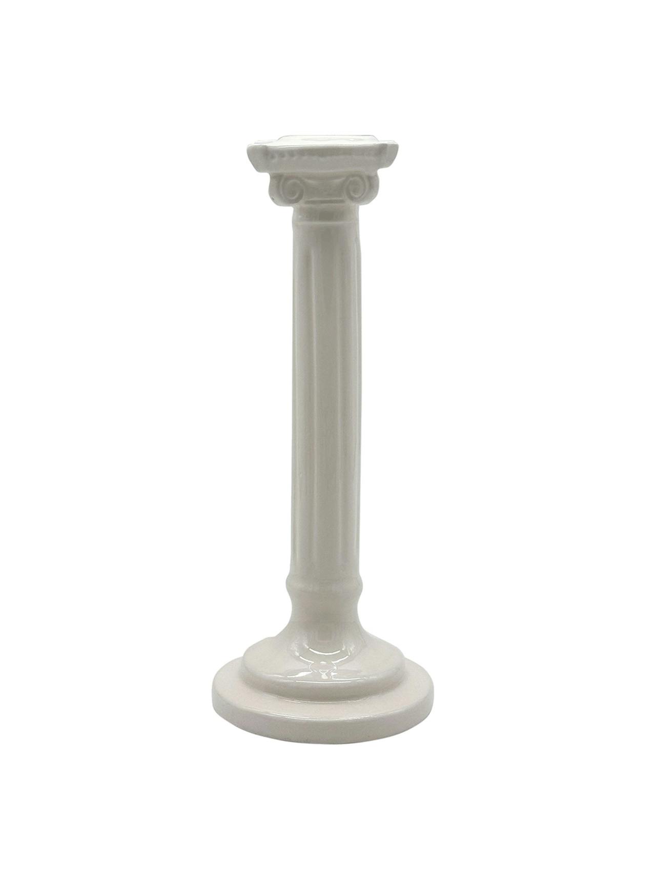 Cream colonna classical candlestick Candlesticks Villa Bologna    - Collagerie