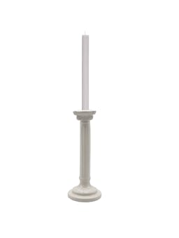 Cream colonna classical candlestick Candlesticks Villa Bologna    - Collagerie