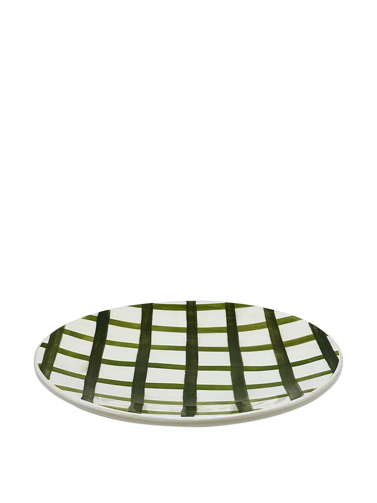 Green trellis dinner plate Dinner Plate Villa Bologna    - Collagerie