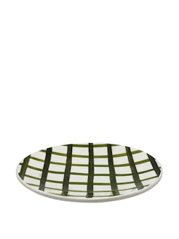 Green trellis dinner plate Dinner Plate Villa Bologna    - Collagerie