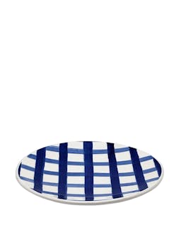 Blue trellis side plate Side Plates Villa Bologna    - Collagerie