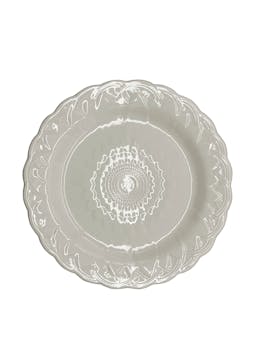 Small cream dolce cake stand Side Plates Villa Bologna    - Collagerie