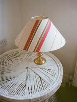 Reworked lampshade in cone shape  Hum London    - Collagerie