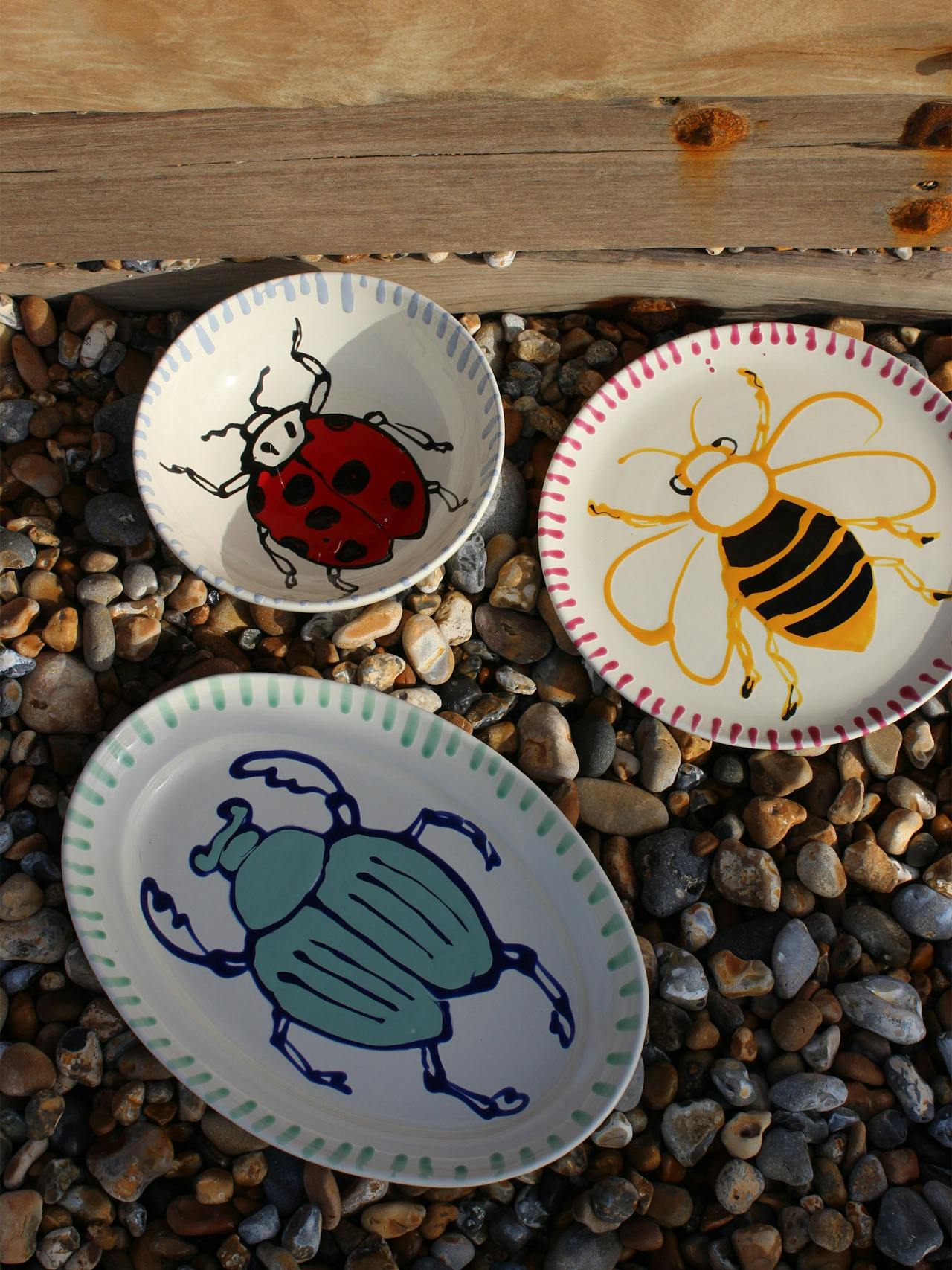 Bee plate ceramics Amuse La Bouche    - Collagerie