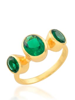 Emerald Isla ring Rings Shyla Jewellery    - Collagerie