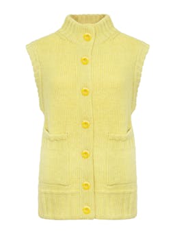 Lemon wool Ingleton gilet Clothing Herd    - Collagerie