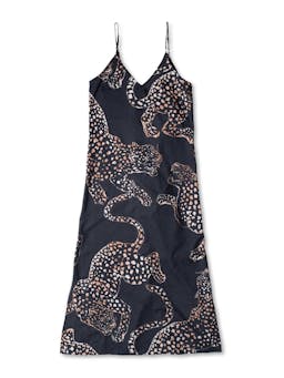 Navy The Jag print slip nightie Slip Nightie Desmond & Dempsey    - Collagerie