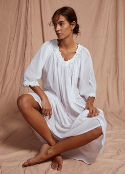 Cotton full length Julia nightdress Clothing If Only If    - Collagerie