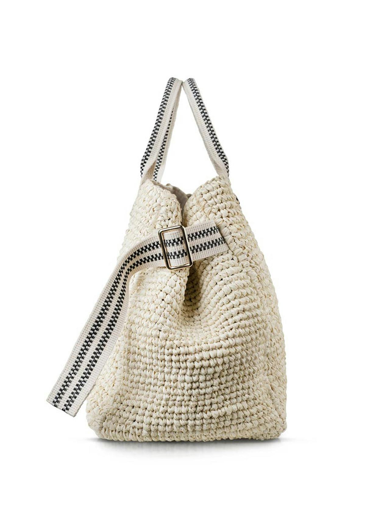 Kaba raffia tote bag Handbag STELAR    - Collagerie