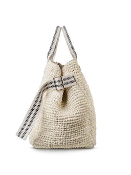 Kaba raffia tote bag Handbag STELAR    - Collagerie