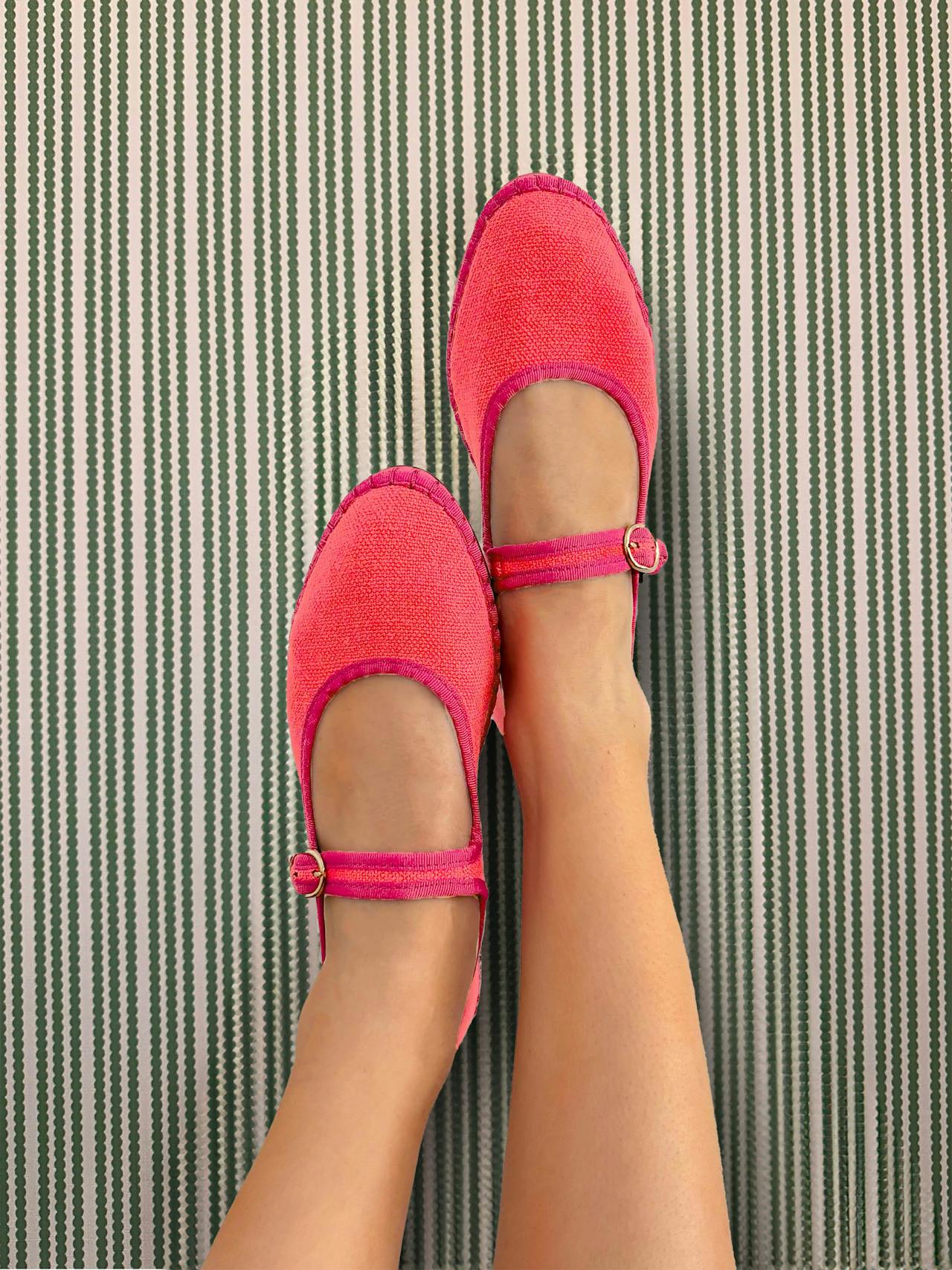 Pink Lago Mary Jane flats Mary Jane Flabelus    - Collagerie