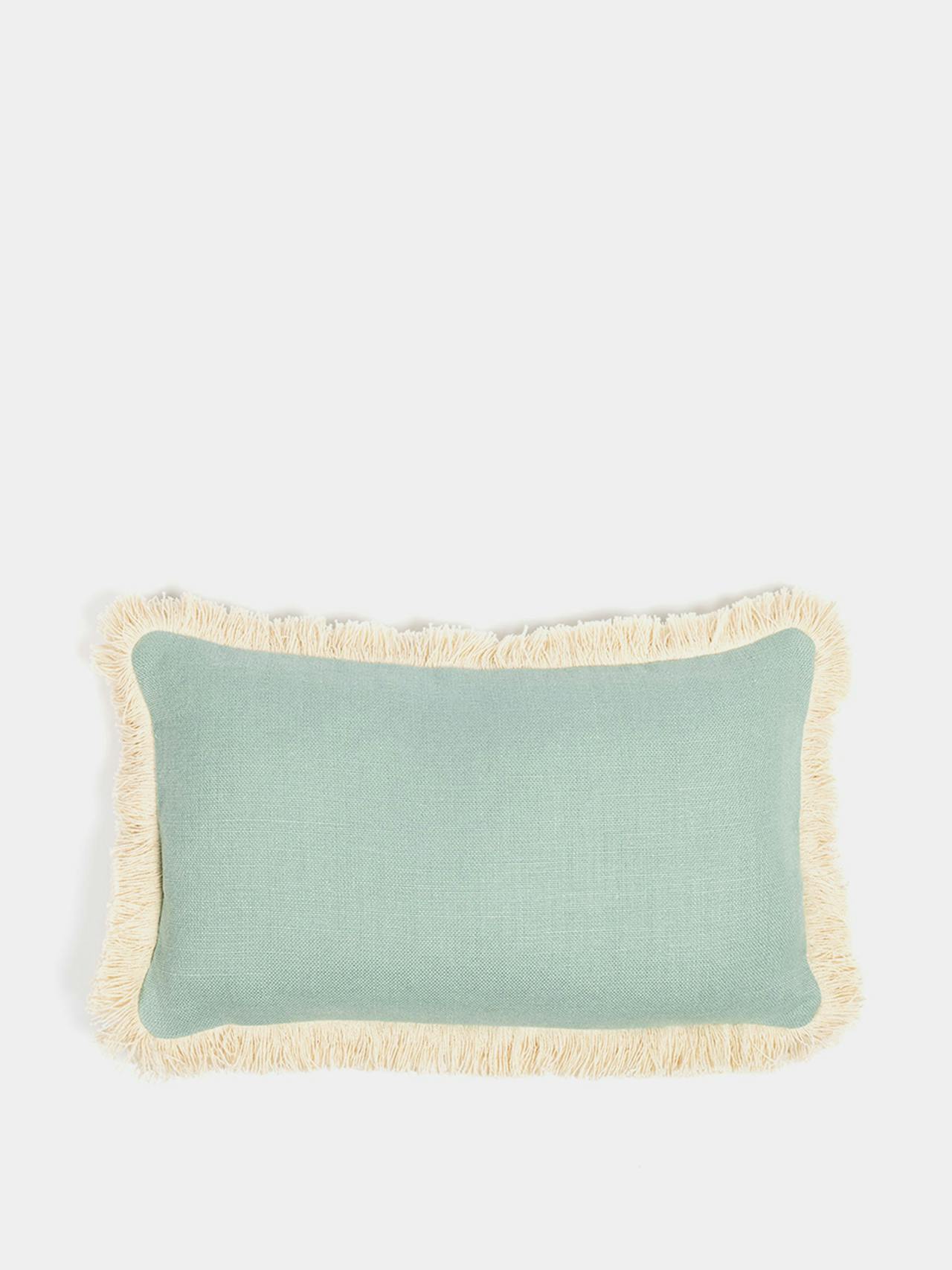 Alfie linen scatter cushion in seaglass Cushion Hadeda    - Collagerie