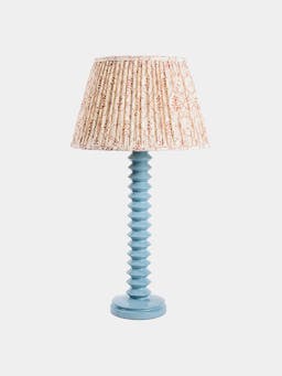 Aztec lamp base in stone blue lamp base Hadeda    - Collagerie