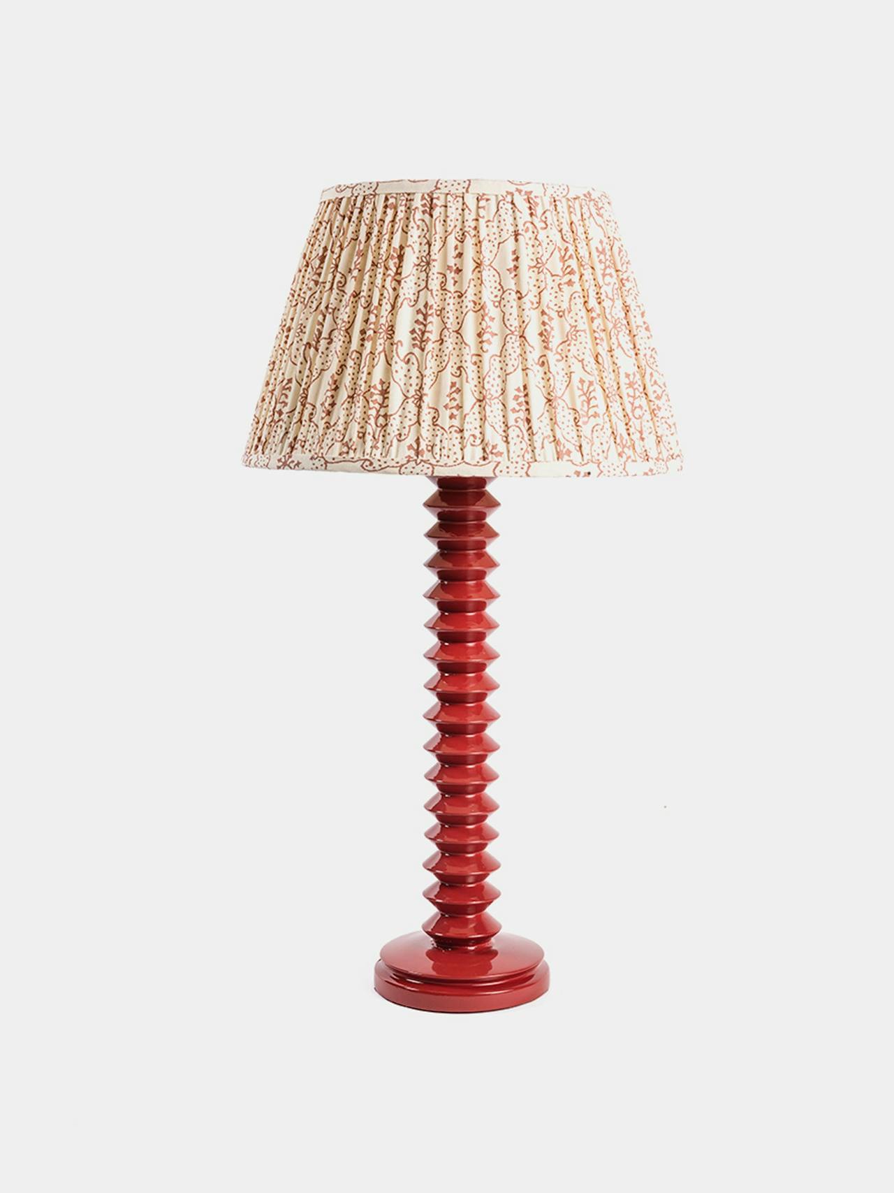 Aztec lamp base in trilogy red lamp base Hadeda    - Collagerie