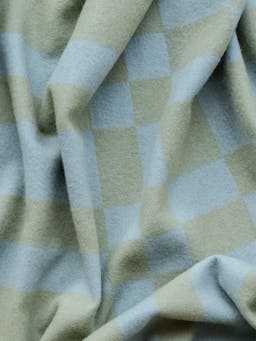 Lambswool blanket in blue pillar check Home > Blankets > Lambswool Blankets > Large TBCo    - Collagerie