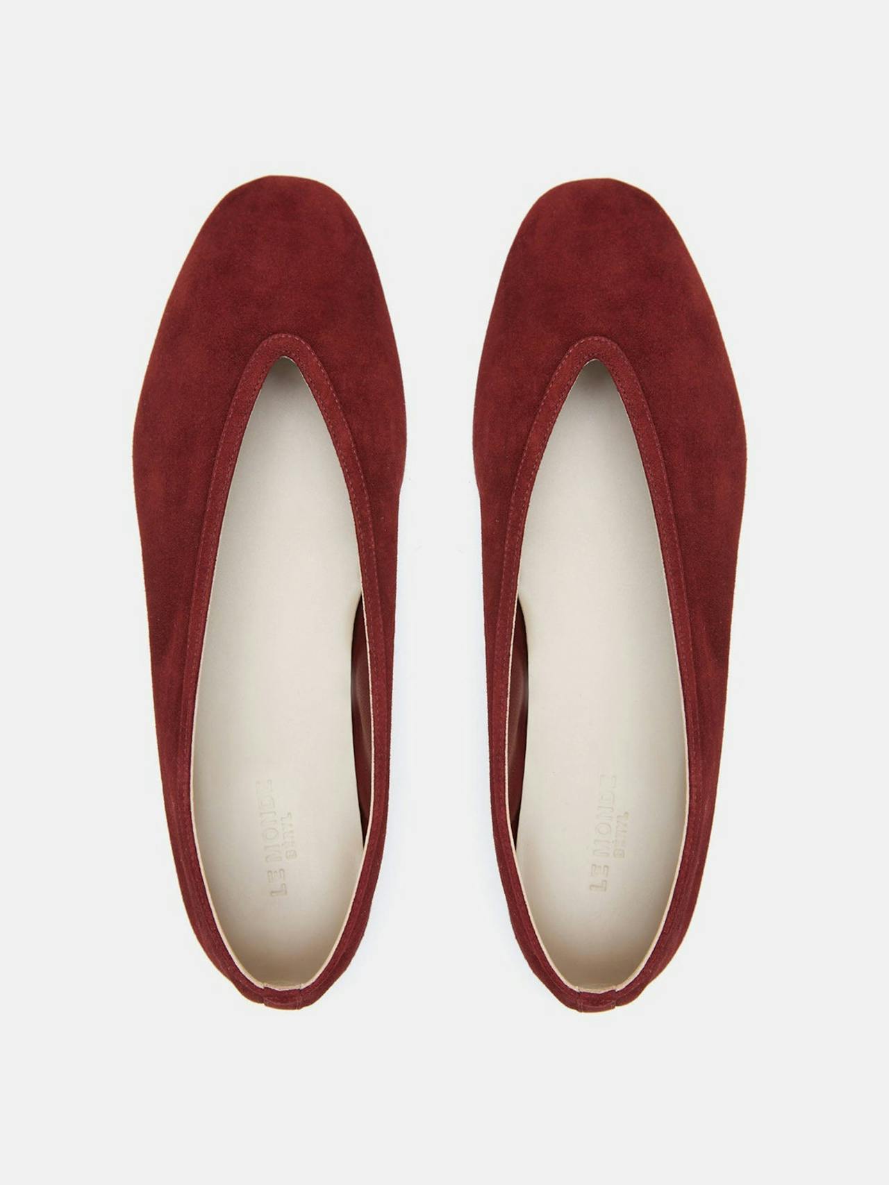 Oxblood suede Luna slippers Footwear Le Monde Beryl    - Collagerie