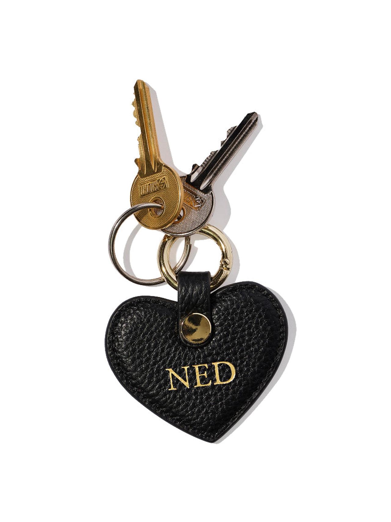 Heart keyring 1.4 - LEATHER ACCESSORIES Not Another Bill    - Collagerie