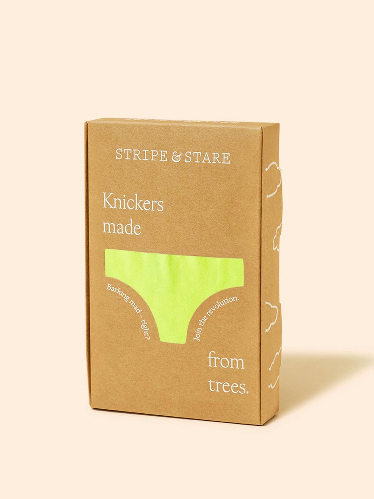 Lemon sherbet the original knicker Knickers Stripe & Stare    - Collagerie