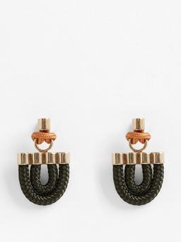 Lionheart earrings Earrings Pichulik Olive   - Collagerie