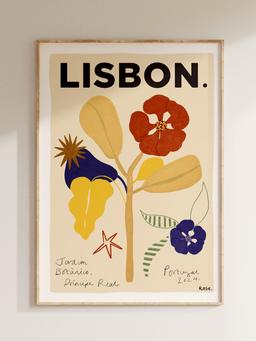 Lisbon fine art print  Rose England London    - Collagerie