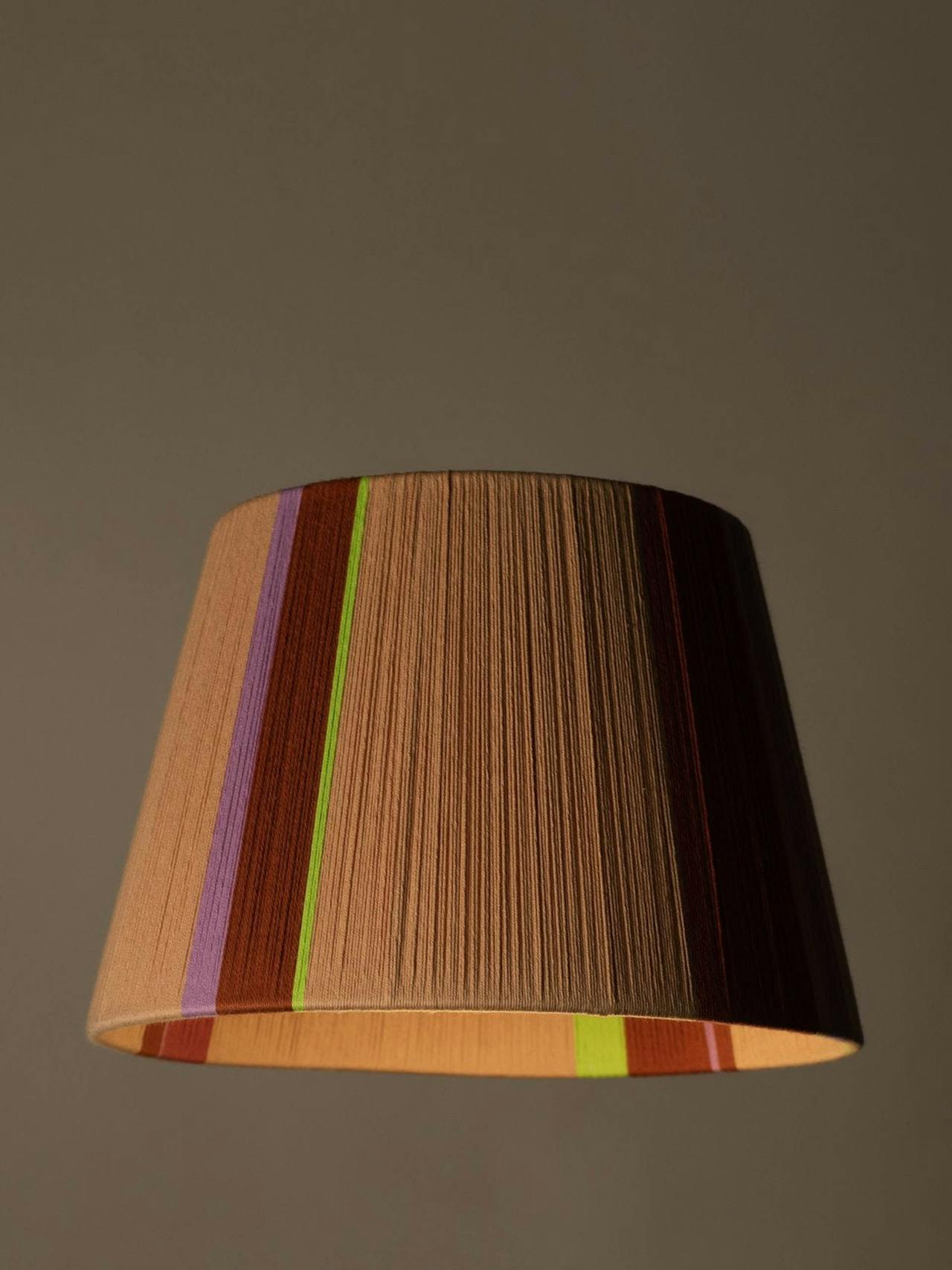 Hula French drum lampshade Interiors Loving String    - Collagerie