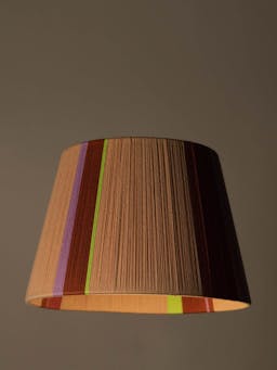 Hula French drum lampshade Interiors Loving String    - Collagerie