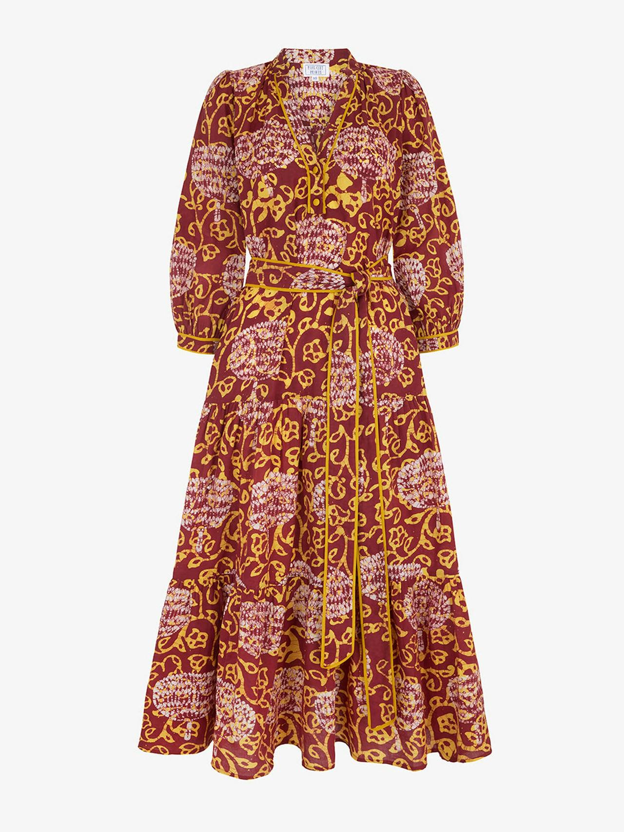 Earthen jungle Marina dress Dresses Pink City Prints    - Collagerie