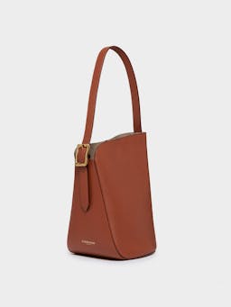 Terracotta mini quiver bucket bag Bags J&M Davidson    - Collagerie