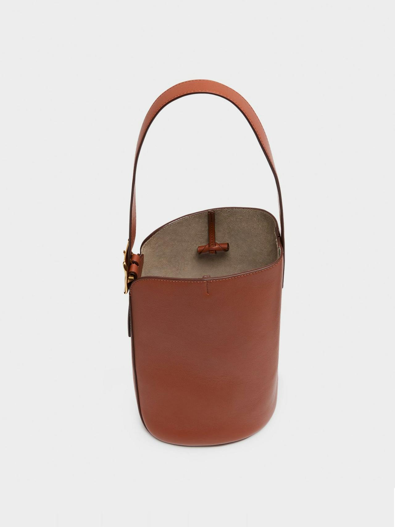 Terracotta mini quiver bucket bag Bags J&M Davidson    - Collagerie