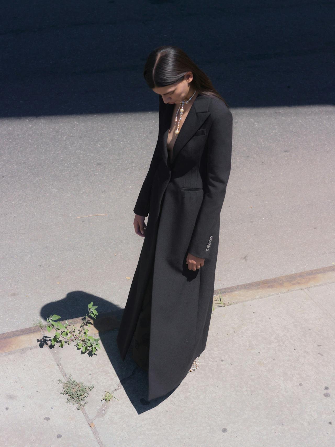 Black tailored coat Clothing Marina Moscone    - Collagerie