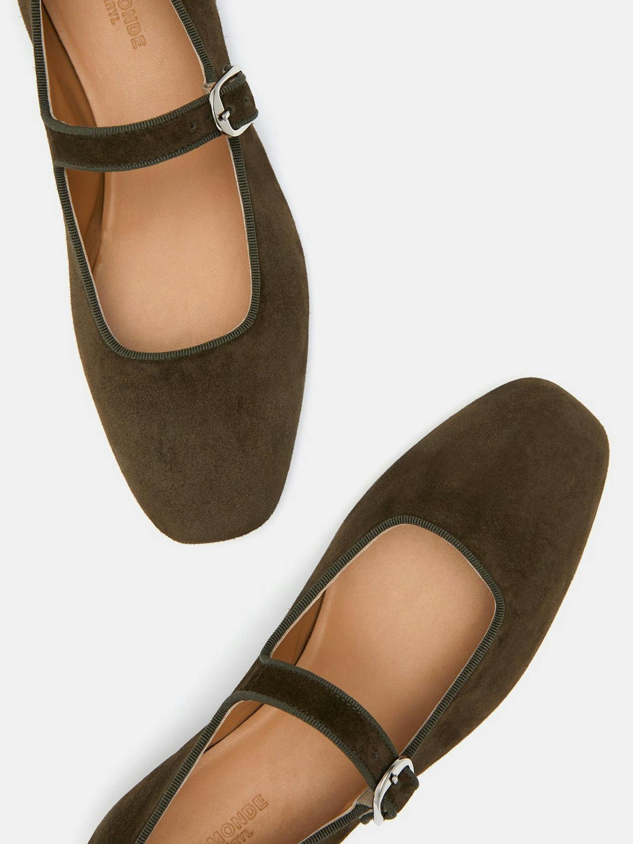 Cork velvet Mary Jane flats Footwear Le Monde Beryl    - Collagerie