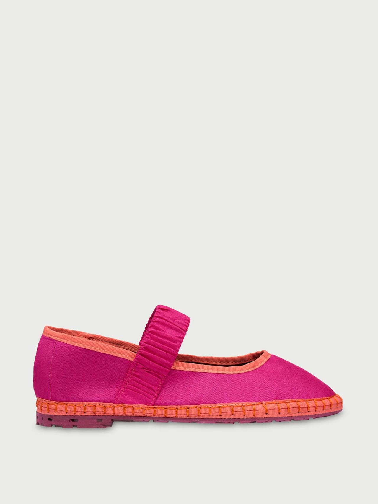 Fuchsia Mafalda flats