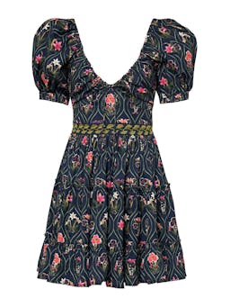 Manzanilla Pacifico embroidered mini dress Clothing Agua by Agua Bendita    - Collagerie