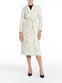 Cream wool Yucca coat with tie belt Clothing Markarian    - Collagerie