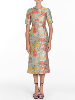 Gladys floral jacquard midi dress DRESS Markarian    - Collagerie