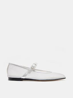 Silver mesh mary jane flats Shoes Le Monde Beryl    - Collagerie