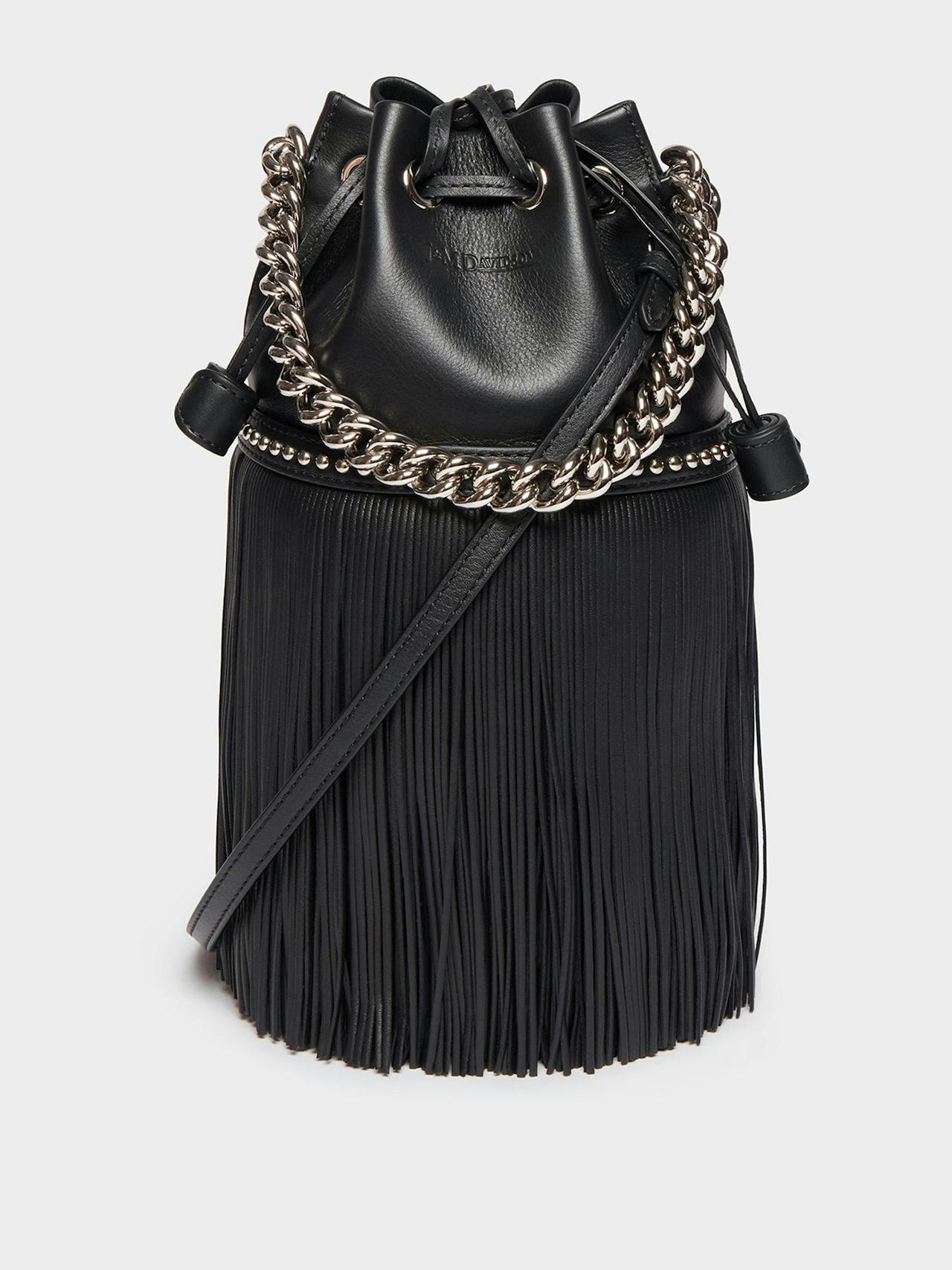 Mini Fringe Carnival bag, black