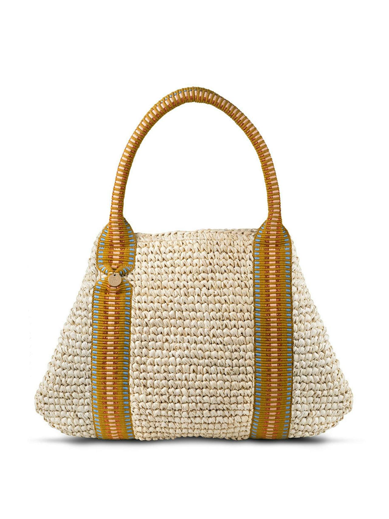 Misool raffia tote bag Handbag STELAR    - Collagerie