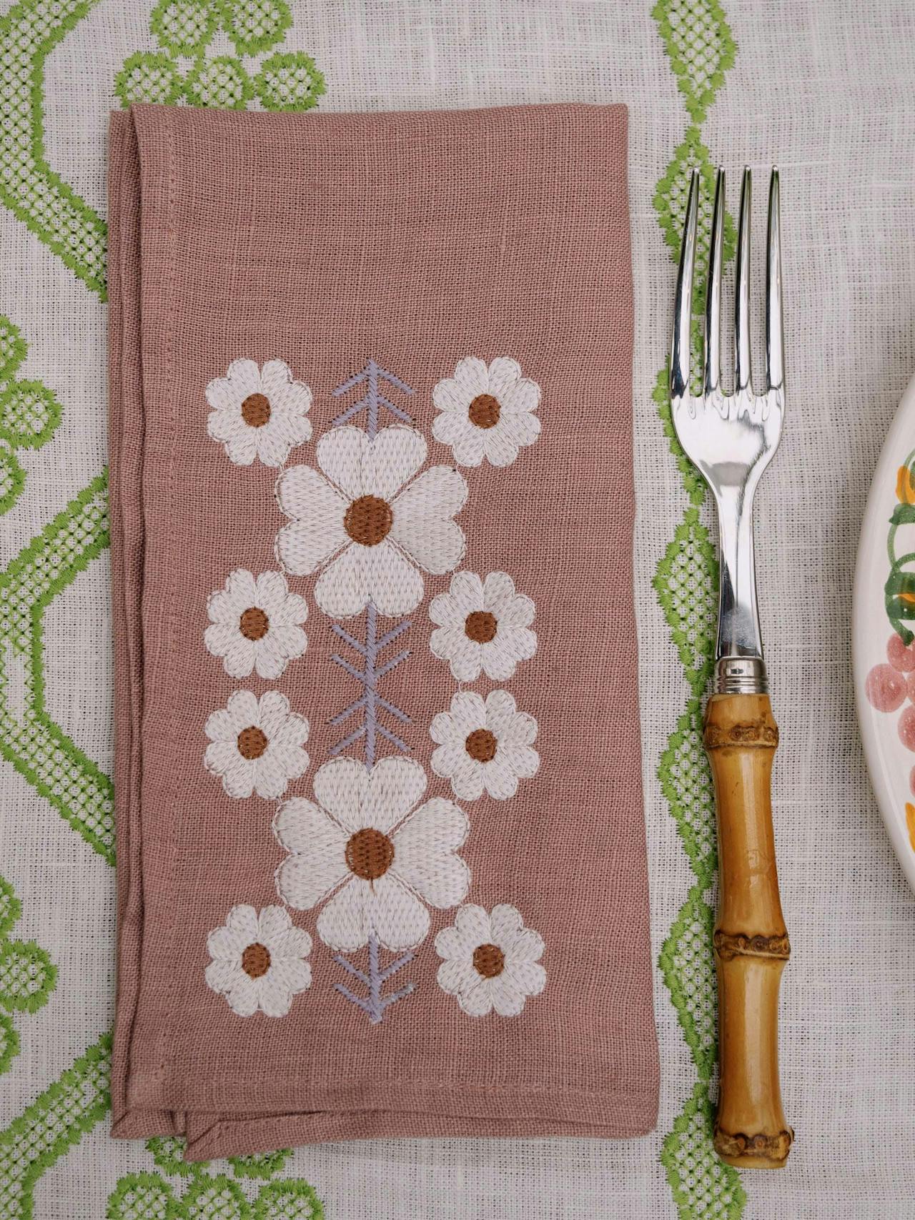 Tulpina linen napkins Interiors Sharland England    - Collagerie