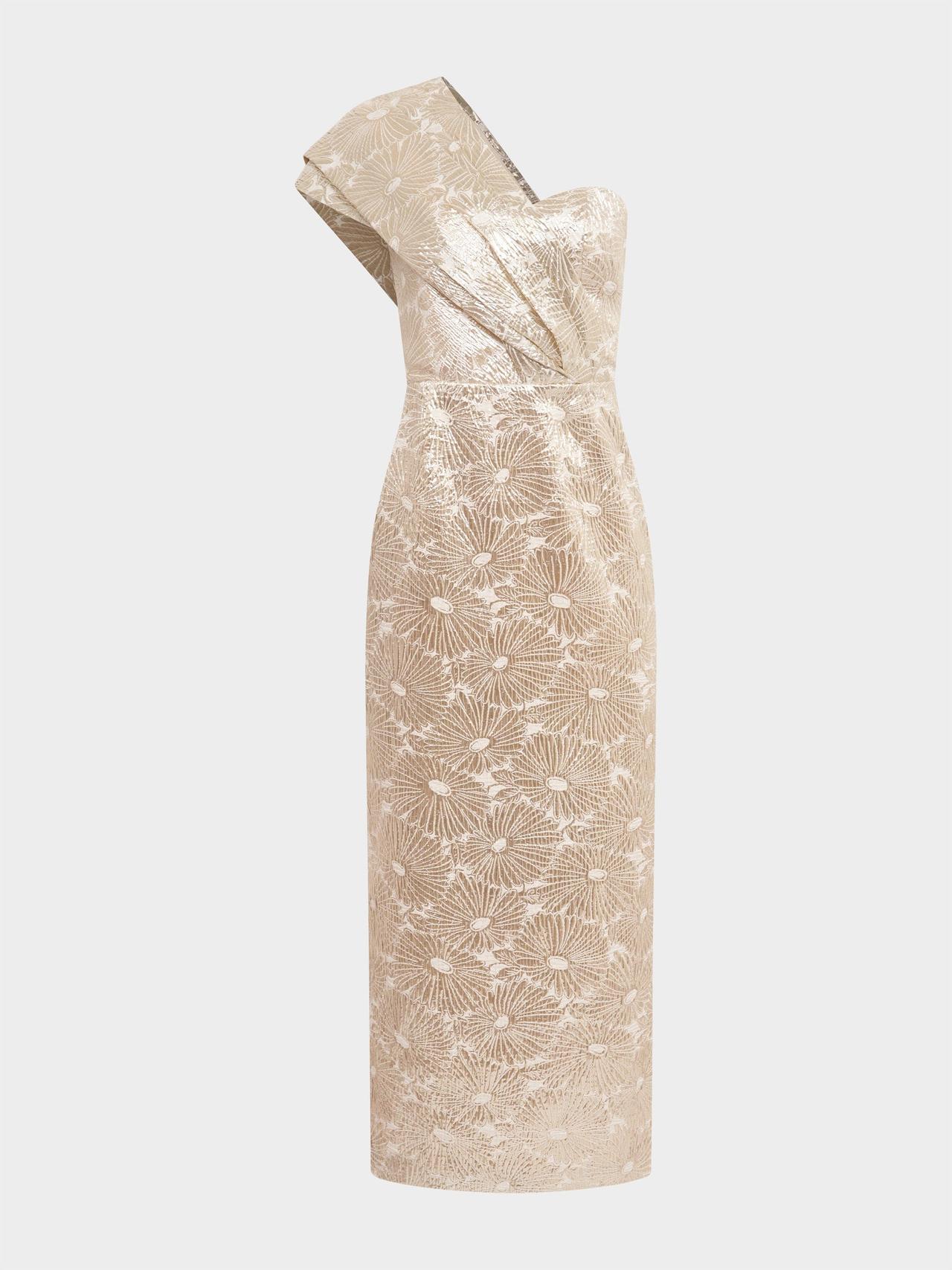 Pale gold Mona dress