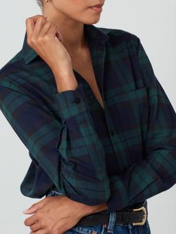 Heritage green check brushed Classic shirt Shirts With Nothing Underneath    - Collagerie