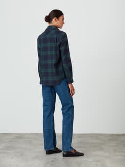 Heritage green check brushed Classic shirt Shirts With Nothing Underneath    - Collagerie