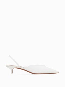 Irena cream kitten heels 40mm slingback NEOUS    - Collagerie