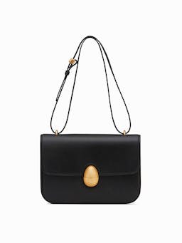 Black leather Phoenix bag Crossbody Handbag NEOUS    - Collagerie