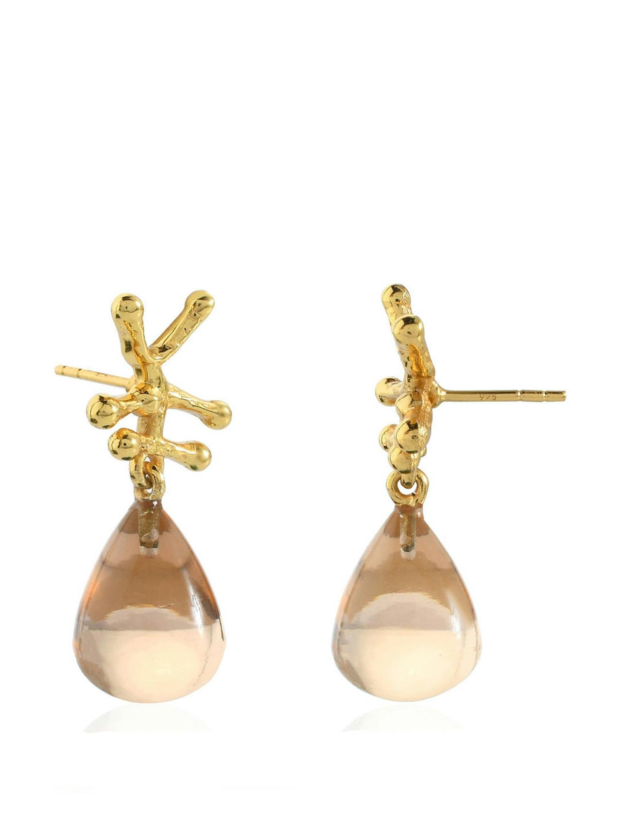 Champagne Nuria earrings